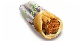 Albaik Falafel Sandwich Ingredients & Recipe 2 albaik falfel sandwich