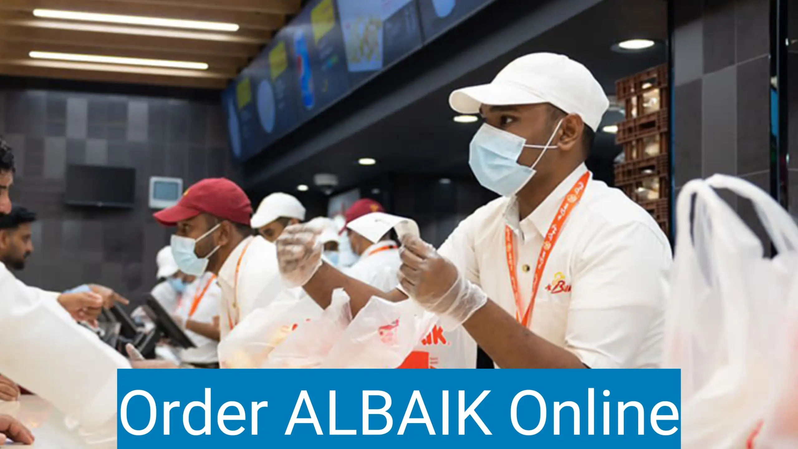 how to order albaik online