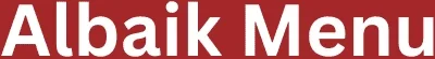 Albaik menu logo