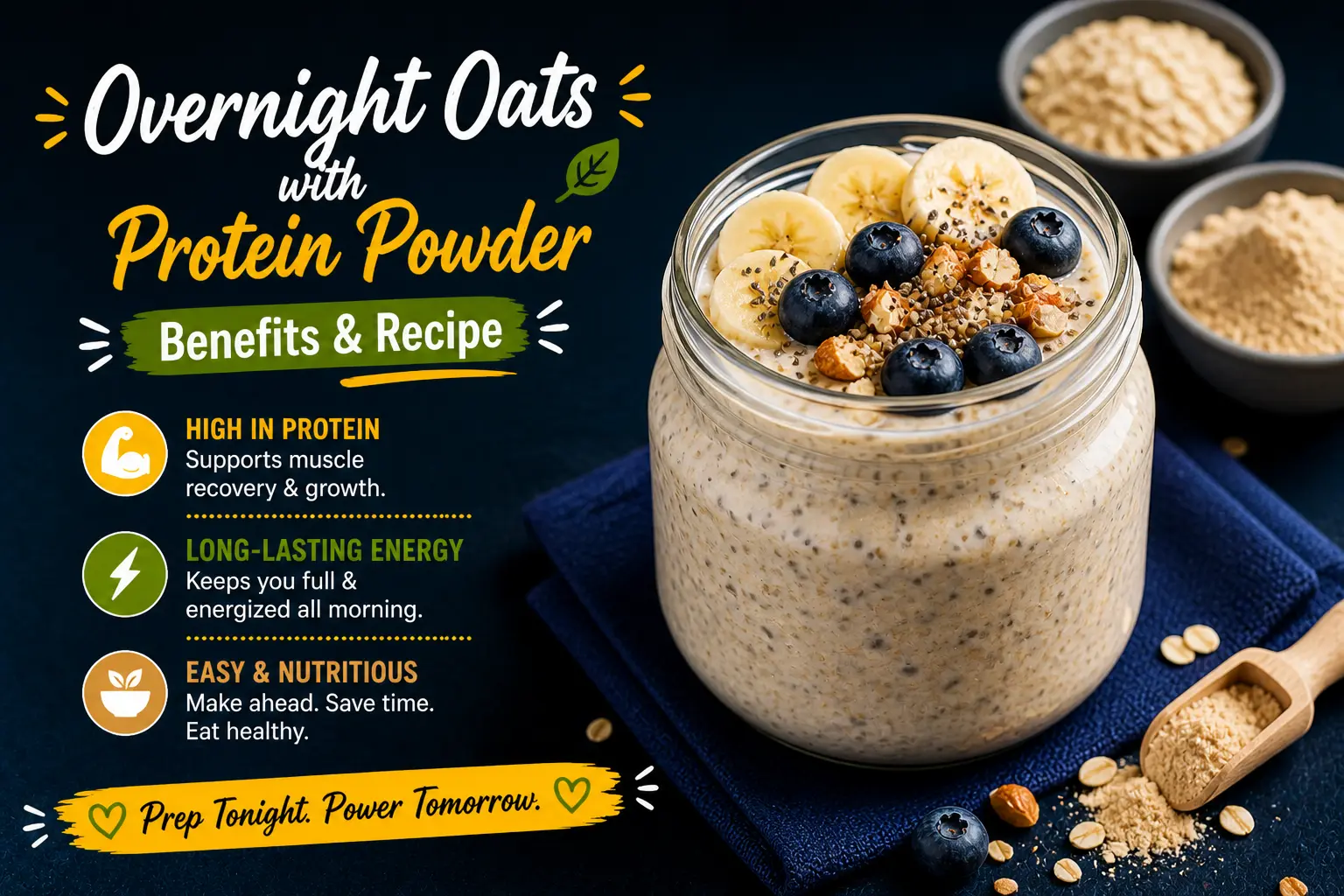Oats with Protein Powder Benefits & Recipe